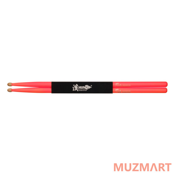 HUN 10101003004 Fluorescent Series 5A Барабанные палочки, оранжевые, орех гикори