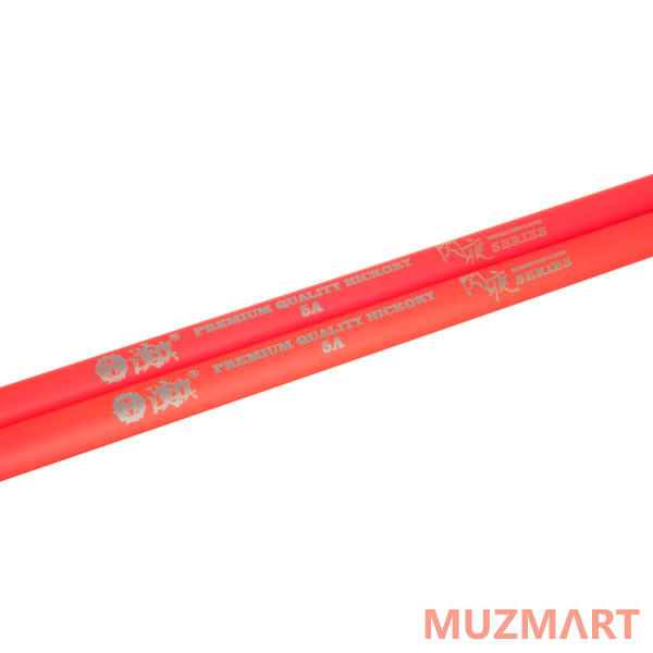 HUN 10101003004 Fluorescent Series 5A Барабанные палочки, оранжевые, орех гикори