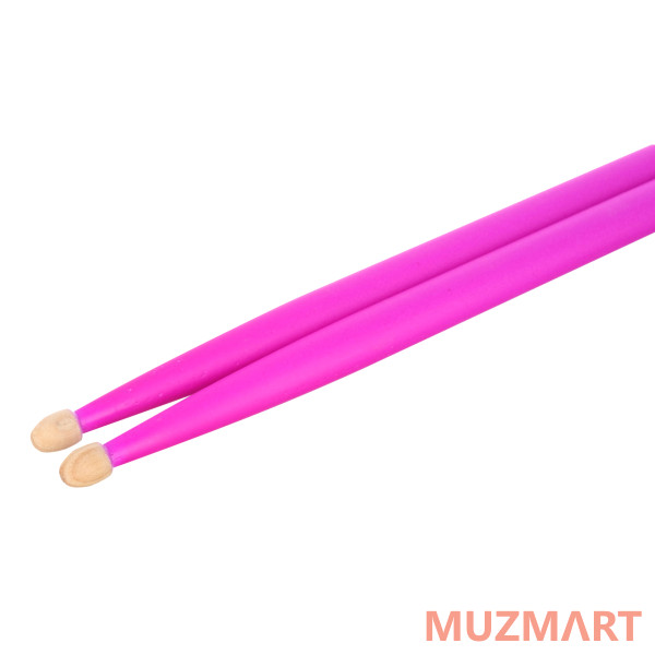HUN 10101003024 Fluorescent Series 5A PURPLE Барабанные палочки, фиолетовые, орех гикори
