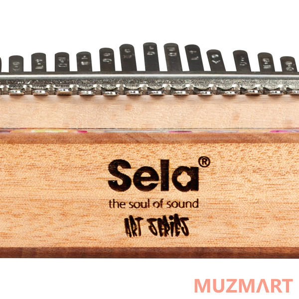 Sela SE-253 Art Series Калимба 17 язычков, красное дерево, с чехлом