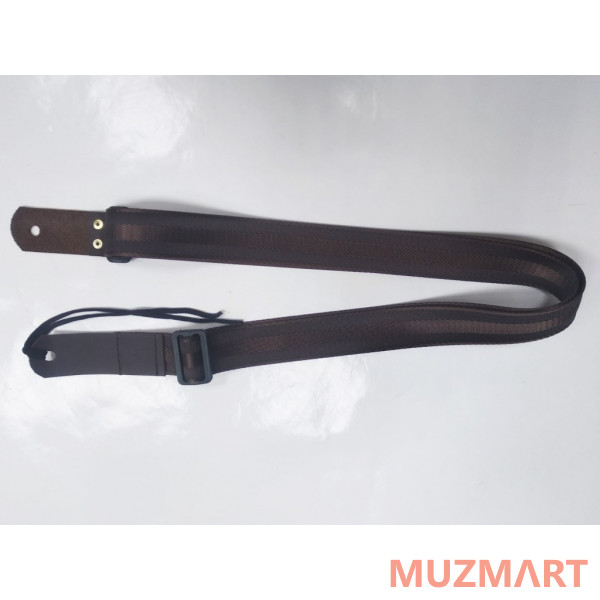 Mezzo MZ-RGU-1-40brown Ремень для классической гитары/укулеле, коричневый
