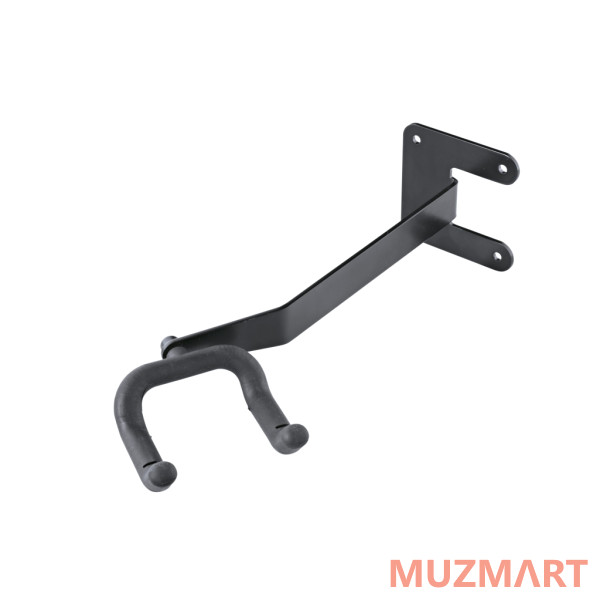 K&M 16235-018-55 Держатель для гитары настенный, угловой