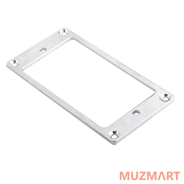 Musiclily MX0643-2 Рамка звукоснимателя, прямая, хром, 2шт