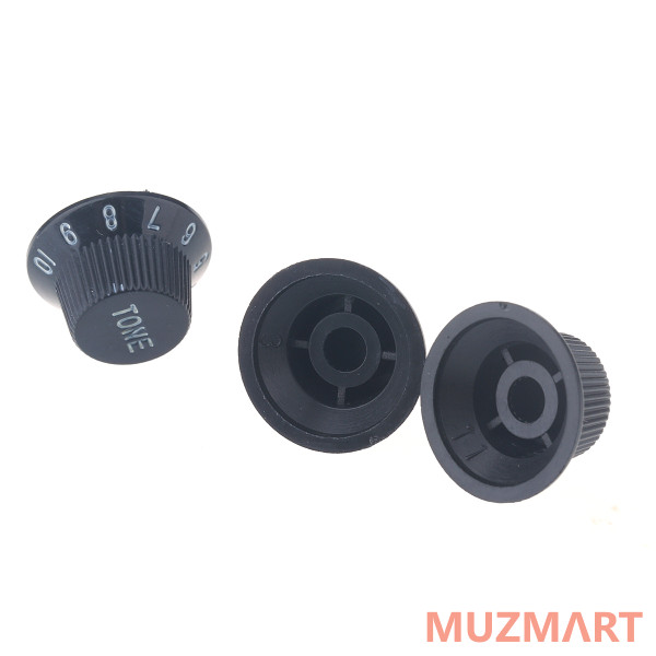 Musiclily M150 Комплект ручек потенциометров (2+1), черные
