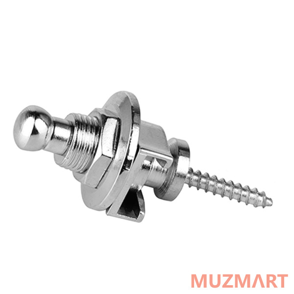 Musiclily M183 Крепление ремня с блокировкой, хром