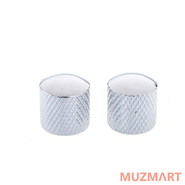 Musiclily M152-4 Ручка потенциометра, метрическая, металлическая, хром, 4шт