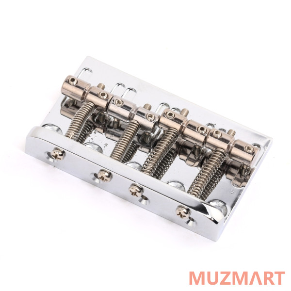 Musiclily MX0830CR Бридж для бас-гитары, хром