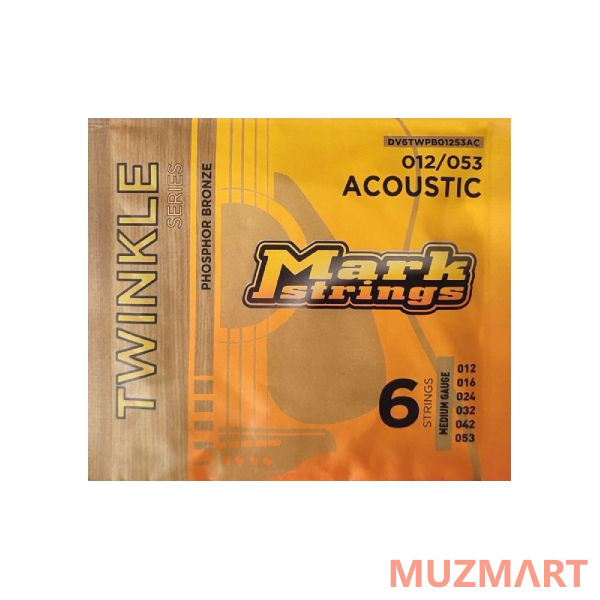 Markbass DV6TWPB01253AC Cтруны для акустической гитары