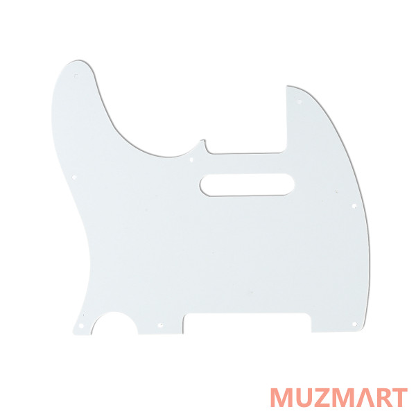 Musiclily MX1400AW Защитная накладка гитары Telecaster, 3 слоя, состаренная белая