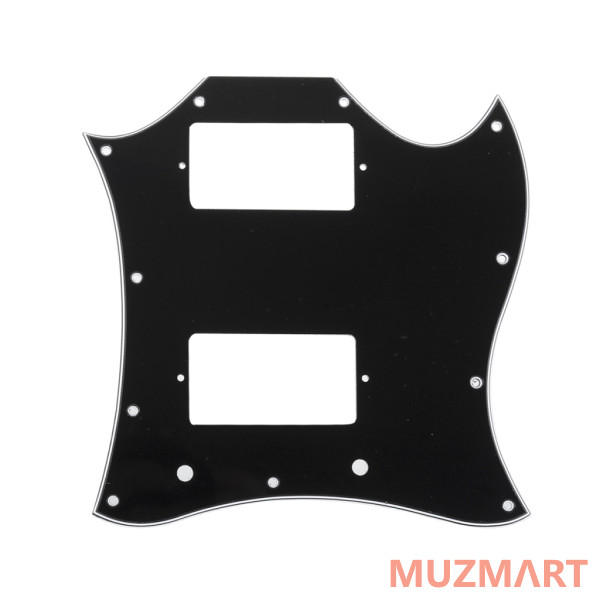 Musiclily MX1397BK Защитная накладка гитары Gibson SG, 3 слоя, черная