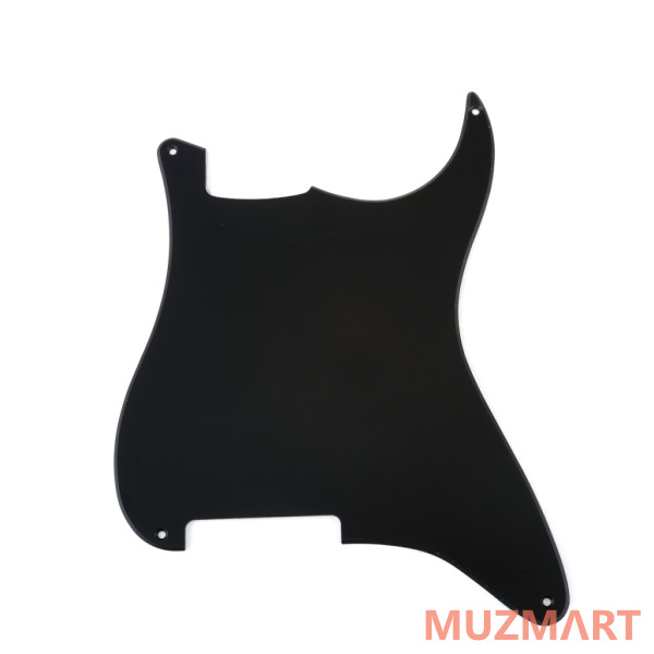 Musiclily MX1125 Защитная накладка гитары Strat Style, 1 слой, черная