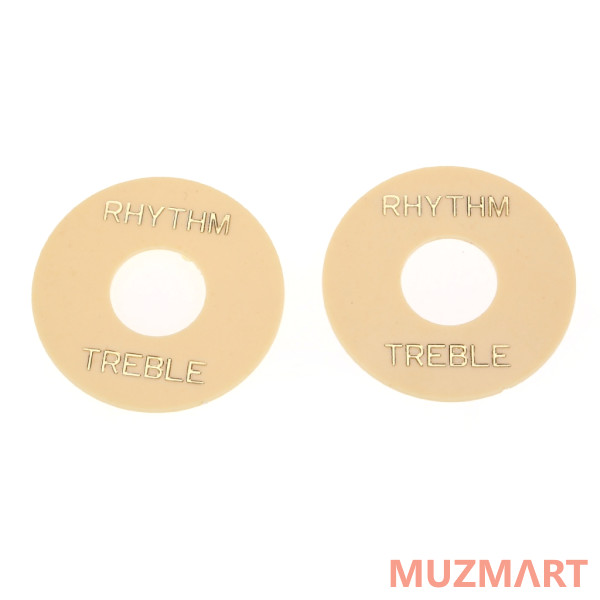 Musiclily MX1584CR-2 Накладка под переключатель Treble/Rhythm, 2шт, кремовая