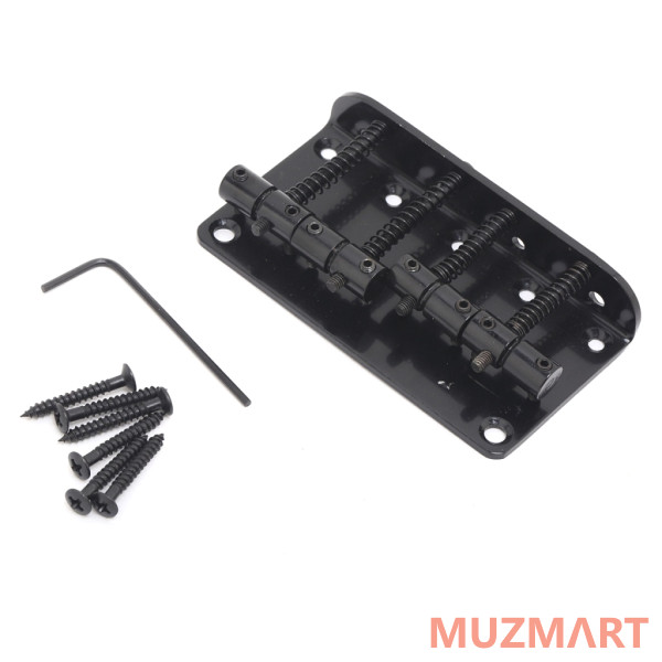 Musiclily M216BK Бридж для бас-гитары, Vintage, черный