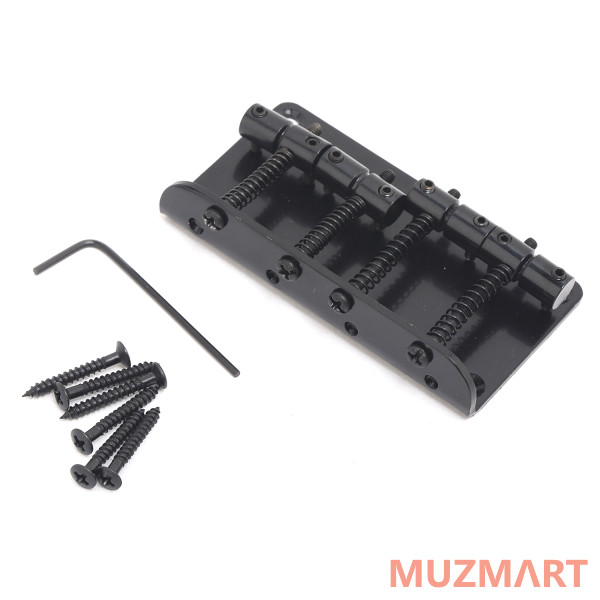 Musiclily M216BK Бридж для бас-гитары, Vintage, черный