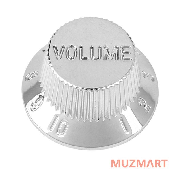 Musiclily MX0619 Ручка потенциометра ST Style, Volume, метрическая, хром