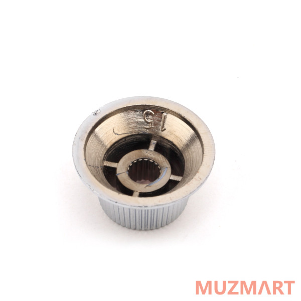 Musiclily MX0619 Ручка потенциометра ST Style, Volume, метрическая, хром