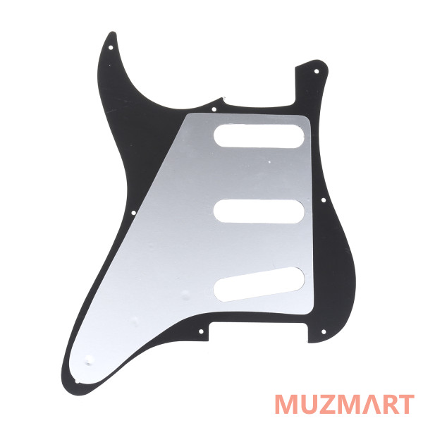 Musiclily MX1405BK Защитная накладка гитары Fender Stratocaster Japan, 3 слоя, черная