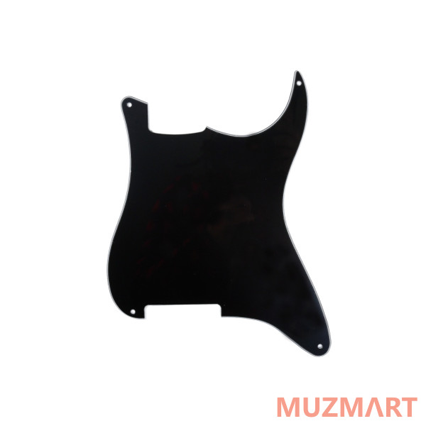 Musiclily MX0751 Защитная накладка гитары Fender Strat, 3 слоя, черная