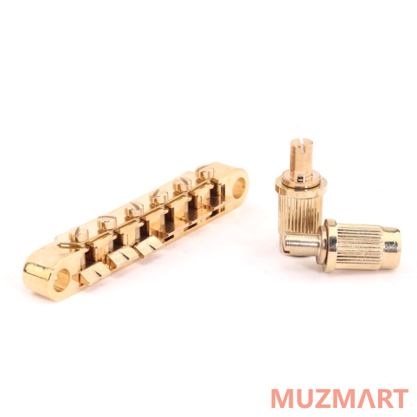 Musiclily M670 Бридж Tune-O-Matic для Gibson Les Paul, золото