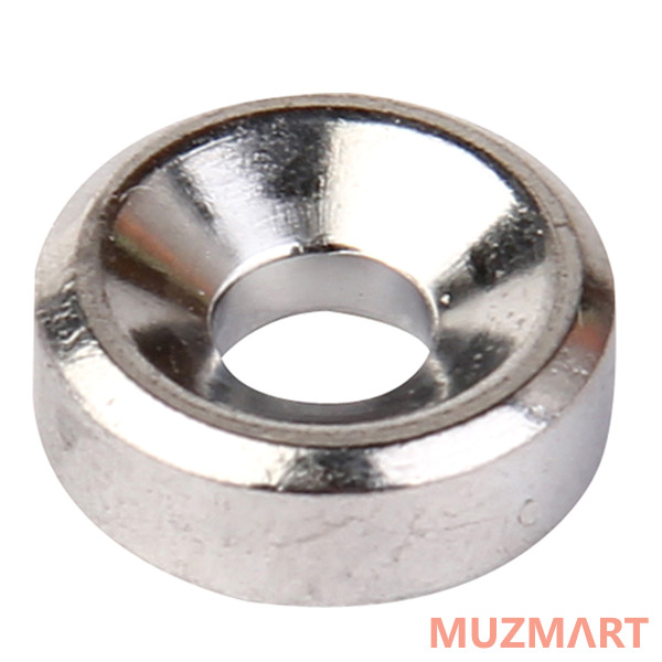Musiclily MX0883CR Крепление грифа электрогитары/бас-гитары, 4шт, хром