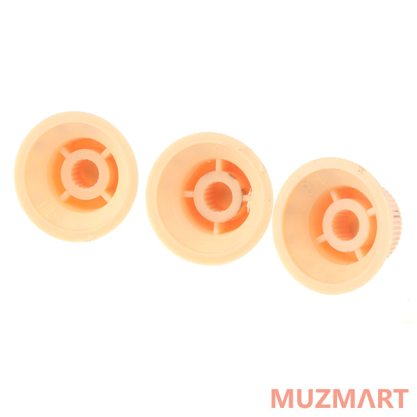 Musiclily M149 Комплект ручек потенциометров (2+1), Strat Style, кремовые