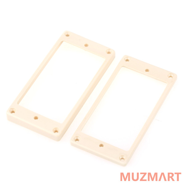 Musiclily MX1588CM-MX1589CM Комплект рамок звукоснимателей (1+1), прямые, кремовые