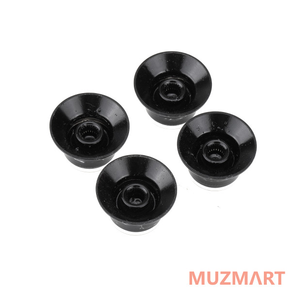 Musiclily MX1566BK-2-MX1568BK-2 Комплект ручек потенциометров (2+2), Les Paul, черные