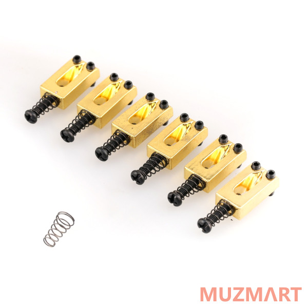 Musiclily MX0884GD-6 Седло для бриджа, золото