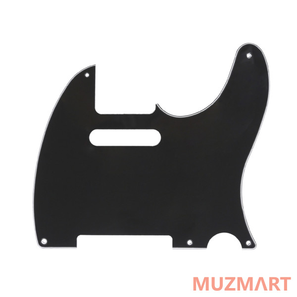 Musiclily MX1410BK Защитная накладка гитары Fender Telecaster, 3 слоя, черная