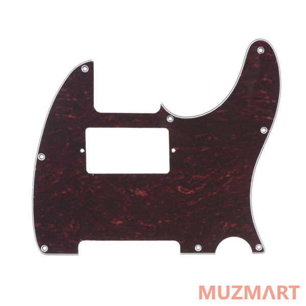 Musiclily MX0285 Защитная накладка гитары Fender Telecaster HH, 4 слоя, черепаховый панцирь
