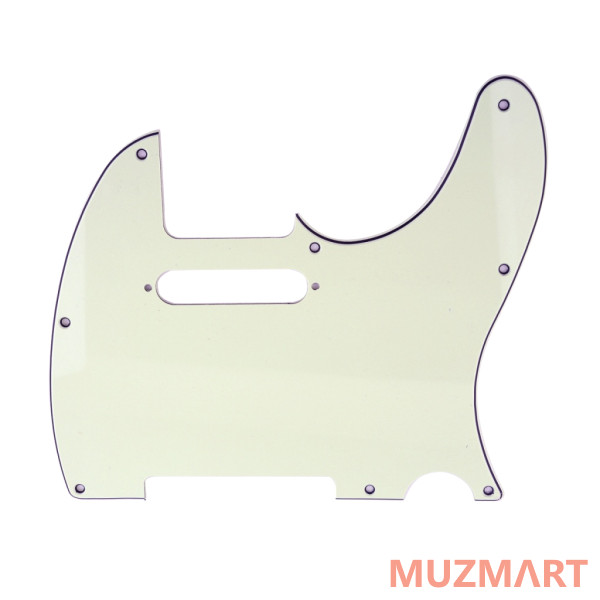 Musiclily MX1150IV Защитная накладка гитары Fender Telecaster SS, 3 слоя, слоновая кость