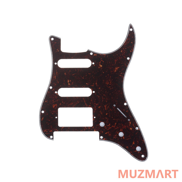 Musiclily MX1380DT Защитная накладка гитары Fender Stratocaster HSS, 4 слоя, черепаший панцирь