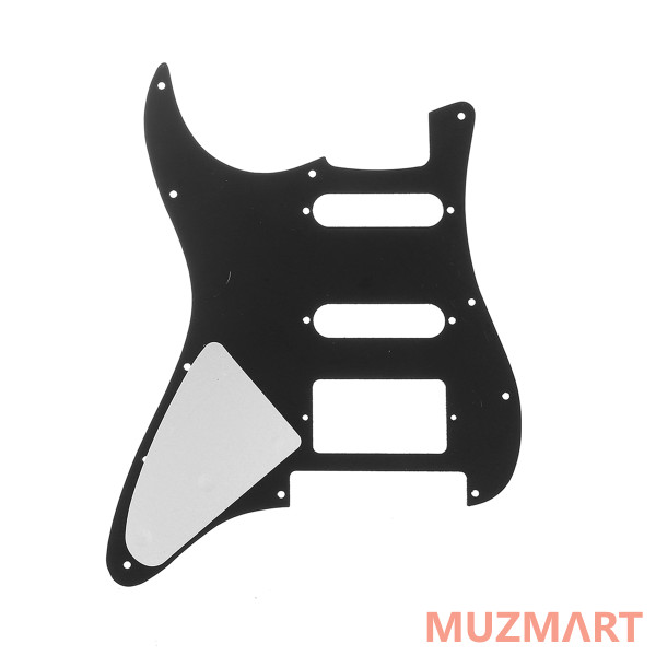 Musiclily MX1380BK Защитная накладка гитары Fender Stratocaster HSS, 3 слоя, черная