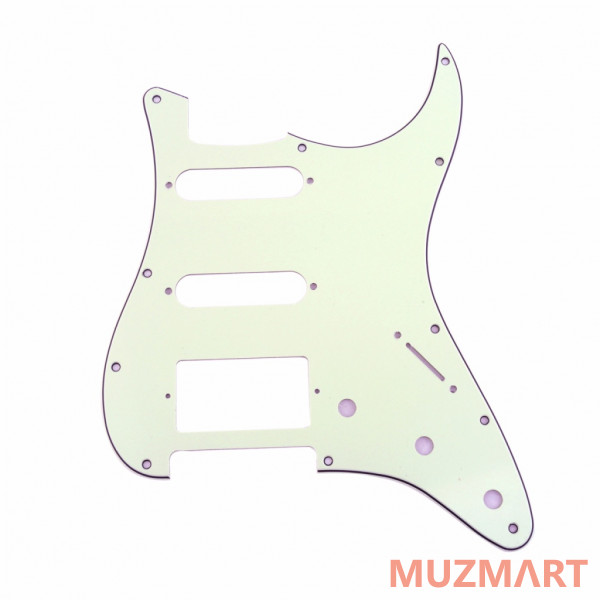 Musiclily MX1149IV Защитная накладка гитары Fender Stratocaster HSS, 3 слоя, слоновая кость