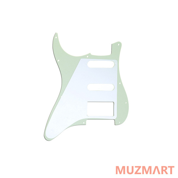 Musiclily MX1149IV Защитная накладка гитары Fender Stratocaster HSS, 3 слоя, слоновая кость