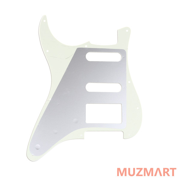 Musiclily MX1382IV Защитная накладка гитары Fender Stratocaster HSS, 3 слоя, слоновая кость