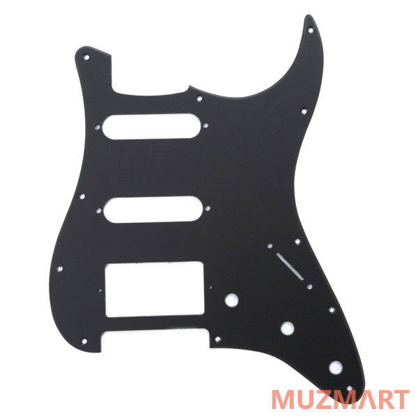 Musiclily MX0315 Защитная накладка электрогитары Fender Stratocaster HSS, 1 слой, черная