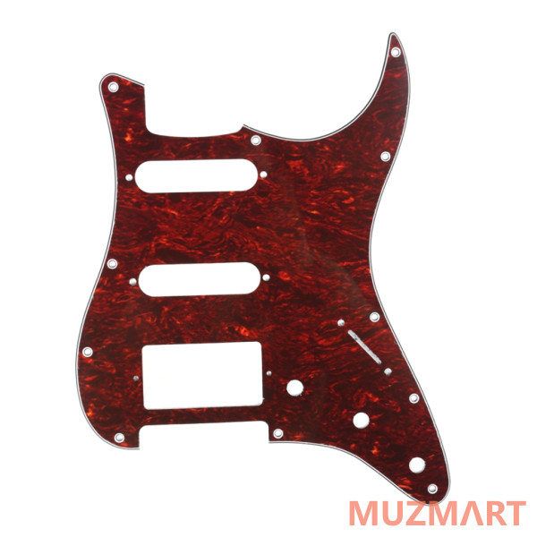 Musiclily MX0330 Защитная накладка электрогитары Fender Stratocaster HSS, 4 слоя, черепаший панцирь