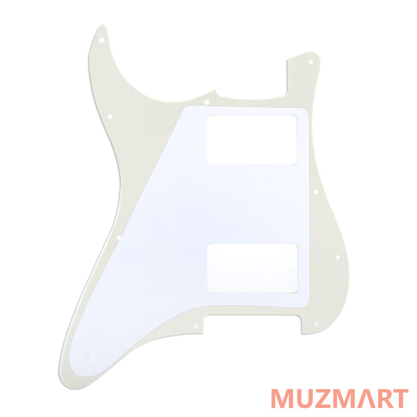 Musiclily MX1379CM Защитная накладка электрогитары Fender Stratocaster HH, 3 слоя, кремовая