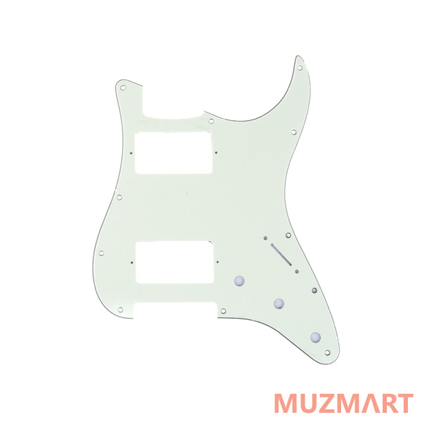 Musiclily MX1379IV Защитная накладка электрогитары Fender Stratocaster HH, 3 слоя, слоновая кость
