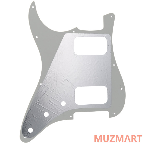 Musiclily MX2248AW Защитная накладка электрогитары Fender Stratocaster HH, 3 слоя, белая