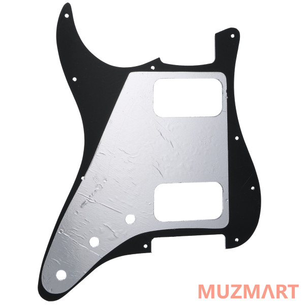 Musiclily MX2248BK Защитная накладка электрогитары Fender Stratocaster HH, 3 слоя, черная