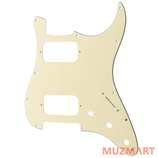 Musiclily MX2248CM Защитная накладка электрогитары Fender Stratocaster HH, 3 слоя, кремовая