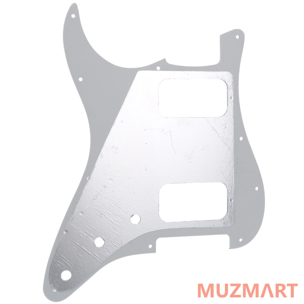 Musiclily MX2248WH Защитная накладка электрогитары Fender Stratocaster HH, 3 слоя, белая