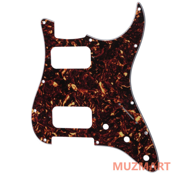 Musiclily MX2248DT Защитная накладка электрогитары Fender Stratocaster HH, 4 слоя, черепаший панцирь
