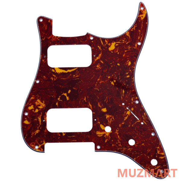 Musiclily MX2248BT Защитная накладка электрогитары Fender Stratocaster HH, 4 слоя, черепаший панцирь