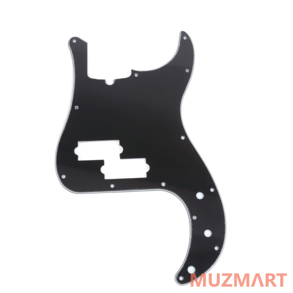 Musiclily MX1303BK Защитная накладка бас-гитары Precision Bass, 3 слоя, черная