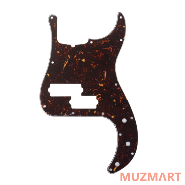 Musiclily MX1395DT Защитная накладка 5-струнной бас-гитары Precision Bass, 4 слоя, черепаший панцирь