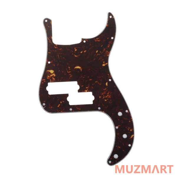 Musiclily MX1396DT Защитная накладка 5-струнной бас-гитары Precision Bass Mexico, 4 слоя, черепаший панцирь