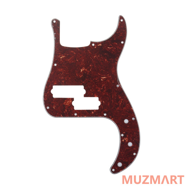 Musiclily MX1396BT Защитная накладка 5-струнной бас-гитары Precision Bass Mexico, 4 слоя, черепаший панцирь